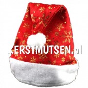 Deze kerstmuts is voorzien van gouden “sneeuw” opdruk. Net even anders dan de standaard kerstmuts en toch een vriendelijke prijs. Kerstmuts met gouden opdruk