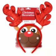 Rendier Hoofdband rood / kinderen